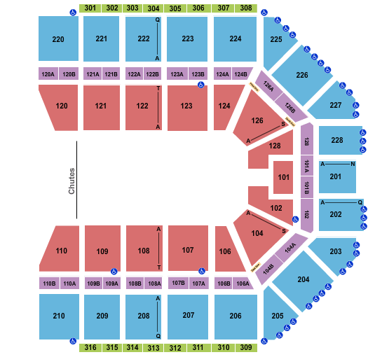 Van Andel Arena PBR Seating Chart